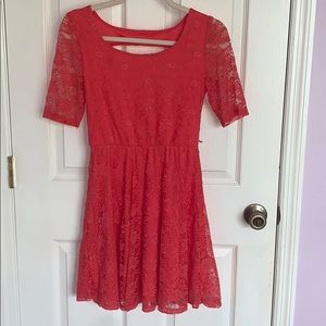 Coral/Red super cute dress